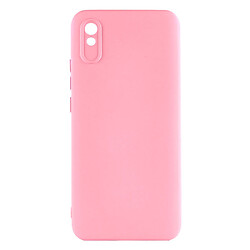 Чехол (накладка) Xiaomi Redmi 9a, GETMAN Liquid Silk, Розовый