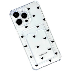 Чехол (накладка) Apple iPhone 11 Pro Max, Transparent with Image Pocket, Hearts, Рисунок