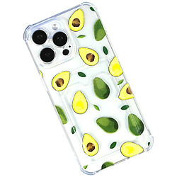 Чехол (накладка) Apple iPhone 11 Pro Max, Transparent with Image Pocket, Avocado, Рисунок