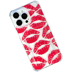 Чехол (накладка) Apple iPhone 12, Transparent with Image Pocket, Lips, Рисунок