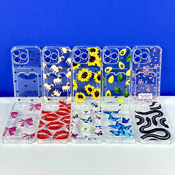 Чохол (накладка) Apple iPhone 13 Pro, Transparent with Image Pocket, Butterflies, Малюнок - № 2