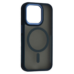 Чохол (накладка) Apple iPhone 13 / iPhone 14, Matte Case, Dark Blue, MagSafe, Синій