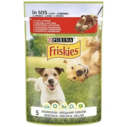 Корм для собак Purina Friskies Яловичина, картопля пауч 85 г