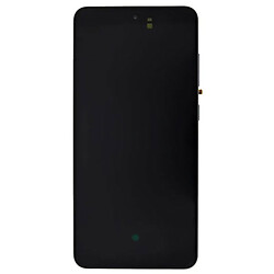 Дисплей (екран) Samsung G990 Galaxy S21 FE 5G, High quality, З сенсорним склом, З рамкою, Чорний