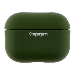 Чехол (накладка) Apple AirPods Pro 2, Spigen Leather Armor, Pitch Green, Зеленый