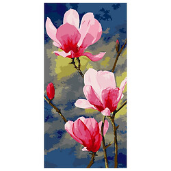 Картина за номерами "Рожева магнолія" 40х80 см, Art Craft