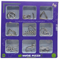 Игрушка "Металлические головоломки", 9 штук, вид 1, Mic