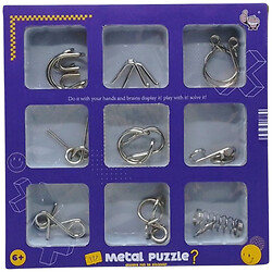 Игрушка "Металлические головоломки", 9 штук, вид 2, Mic