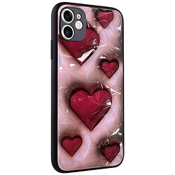 Чохол (накладка) Apple iPhone 11, Epik Prisma Plushie, Hearts, Малюнок