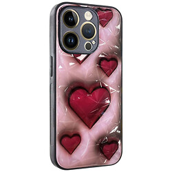 Чохол (накладка) Apple iPhone 13 Pro, Epik Prisma Plushie, Hearts, Малюнок