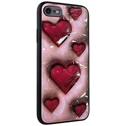 Чохол (накладка) Apple iPhone 7 / iPhone 8 / iPhone SE 2020, Epik Prisma Plushie, Hearts, Малюнок