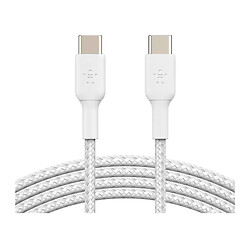 USB кабель Belkin CAB004BT1MWH, Type-C, Type-C, 1.0 м., Белый