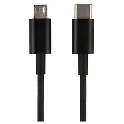 USB кабель, MicroUSB, Type-C, 1.0 м., Черный