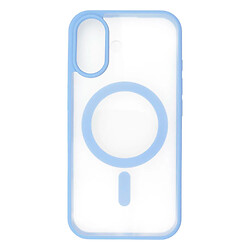 Чохол (накладка) Apple iPhone 16, Cristal Case Guard, Far Blue, MagSafe, Блакитний