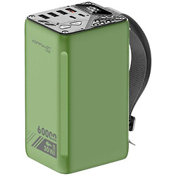 Портативна батарея (Power Bank) Konfulon A47Q, 60000 mAh, Зелений