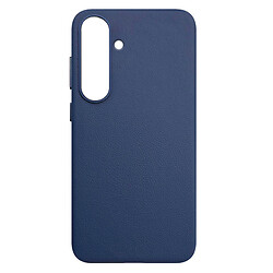 Чехол (накладка) Samsung Galaxy S25, Leather Case Color, Dark Blue, Синий