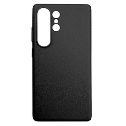 Чехол (накладка) Samsung Galaxy S25 Ultra, Leather Case Color, Черный