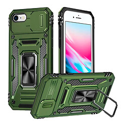 Чохол (накладка) Apple iPhone 7 / iPhone 8 / iPhone SE 2020, Epik Camshield Army Ring, Army Green, Оливковий