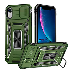 Чехол (накладка) Apple iPhone XR, Epik Camshield Army Ring, Army Green, Оливковый