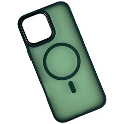 Чохол (накладка) Apple iPhone 13 Pro Max, Color Matte, MagSafe, Зелений
