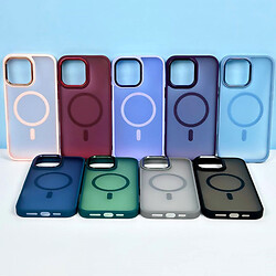 Чохол (накладка) Apple iPhone 16, Color Matte, MagSafe, Бузковий - № 2