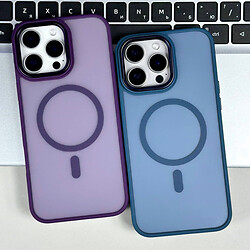 Чохол (накладка) Apple iPhone 16, Color Matte, MagSafe, Бузковий - № 9