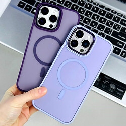 Чохол (накладка) Apple iPhone 16, Color Matte, MagSafe, Бузковий - № 12