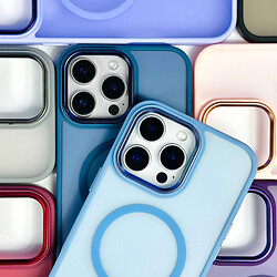 Чохол (накладка) Apple iPhone 16, Color Matte, MagSafe, Бузковий - № 16