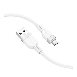 USB кабель Hoco X109, MicroUSB, 1.0 м., Білий