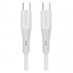 USB кабель Earldom EC-185C-C, Type-C, 1.0 м., Білий