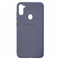 Чехол (накладка) Samsung A115 Galaxy A11 / M115 Galaxy M11, Original Soft Case, Graphite Gray, Серый