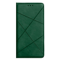 Чехол (книжка) Samsung A325 Galaxy A32 / A326 Galaxy A32, Business Leather, Зеленый