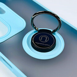 Чохол (накладка) Samsung A255 Galaxy A25 5G, TOTU Ring Series Matte Magnet, Блакитний - № 8
