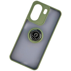 Чехол (накладка) Samsung A355 Galaxy A35 / A356 Galaxy A35 5G, TOTU Ring Series Matte Magnet, Оливковый