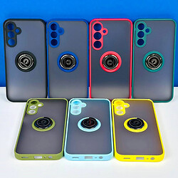 Чохол (накладка) Samsung M146 Galaxy M14, TOTU Ring Series Matte Magnet, Оливковий - № 2