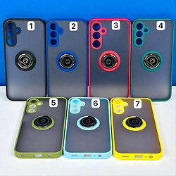 Чохол (накладка) Samsung M146 Galaxy M14, TOTU Ring Series Matte Magnet, Оливковий - № 3