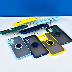 Чохол (накладка) Samsung M146 Galaxy M14, TOTU Ring Series Matte Magnet, Оливковий - № 7