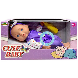 Пупс "Cute Baby", 30 см, смеется, плачет, Senyibebe