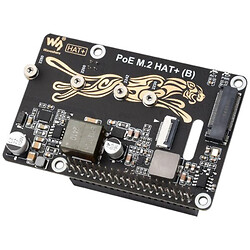 Адаптер PCIe M.2 з PoE для Raspberry Pi 5 з підтримкою NVMe M.2 SSD