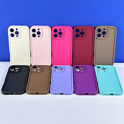 Чехол (накладка) Apple iPhone 14, Shock Sides Resistant, Бордовый - № 2