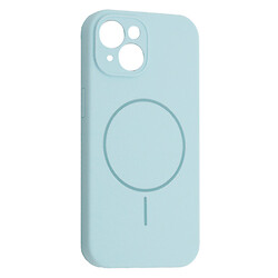 Чохол (накладка) Apple iPhone 14, Air Beats Full Camera, Light Blue, MagSafe, Блакитний