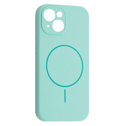 Чехол (накладка) Apple iPhone 14, Air Beats Full Camera, MagSafe, Light Cyan, Голубой