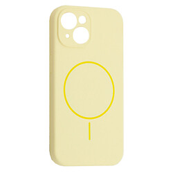 Чохол (накладка) Apple iPhone 14, Air Beats Full Camera, Melow Yellow, MagSafe, Жовтий