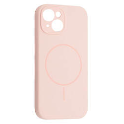 Чохол (накладка) Apple iPhone 15, Air Beats Full Camera, Chalk Pink, MagSafe, Рожевий