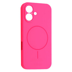 Чехол (накладка) Apple iPhone 16, Air Beats Full Camera, MagSafe, Hot Pink, Розовый