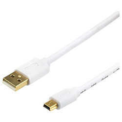 USB кабель Atcom 16120, MiniUSB, 1.8 м., Білий