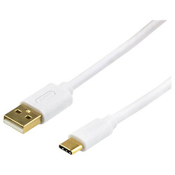 USB кабель Atcom 17495, Type-C, 0.8 м., Білий