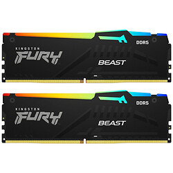 Модуль пам'яті Kingston Fury Beast RGB KF556C36BBEAK2-32, 32 Гб., Чорний