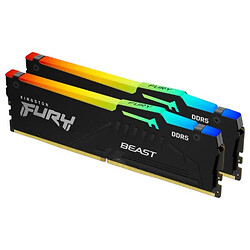 Модуль пам'яті Kingston Fury Beast RGB KF552C40BBAK2-64, 64 Гб., Чорний