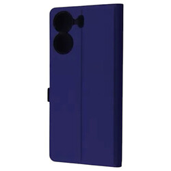 Чохол (книжка) Xiaomi Poco C65 / Redmi 13C, Wave Flap Case, Midnight Blue, Синій